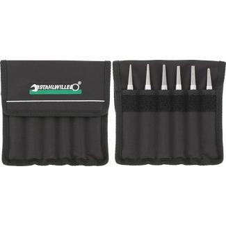 104-105/6T - Zestaw dobijaków do gwoździ, 2 - 6 mm + punktak 10 mm (6 szt.)