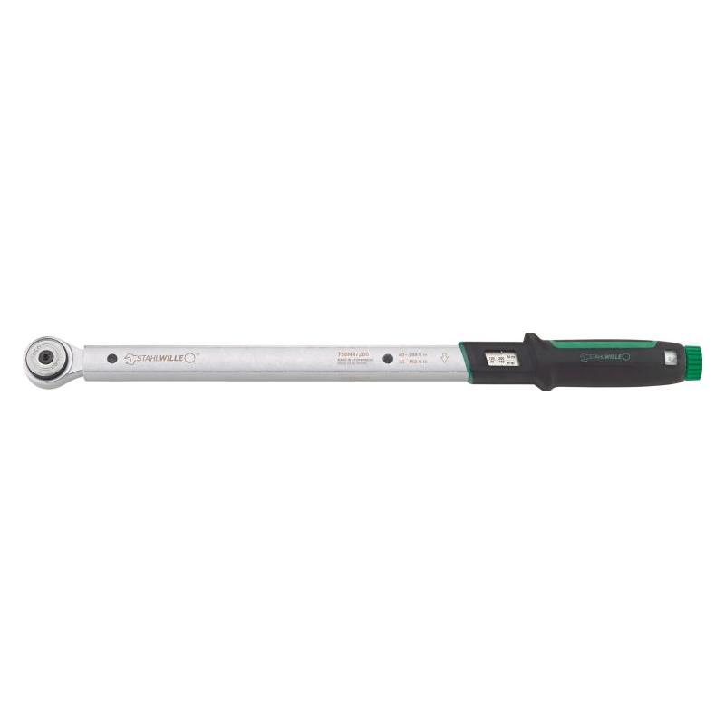 750NR/200 - Torque wrench with built-in ratchet, 40-200 Nm (30-150 lbf.ft), 50021004