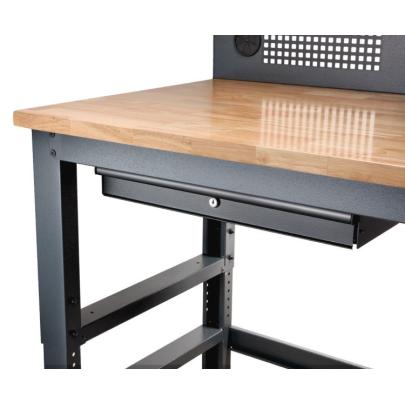 WB 630 - Stół warsztatowy z drewnianym blatem 2m, 85010630