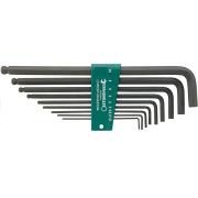 10767/9 - Set of hex keys with spherical head, 1.5 - 10 mm (9 pcs), 96432601