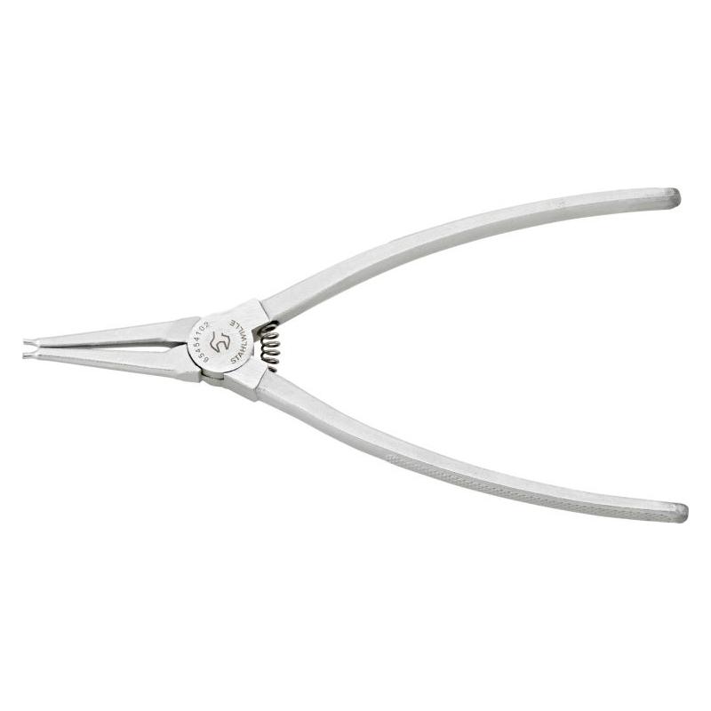 6545 4 101 - Szczypce do pierścieni osadczych zewnętrznych, proste, szczęki chromowane, 10 - 25 mm
