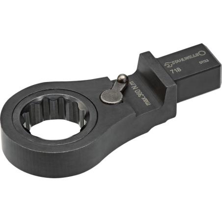 718/24 - Końcówka wtykowa oczkowa z grzechotką 14x18 mm, 24 mm, 58170224