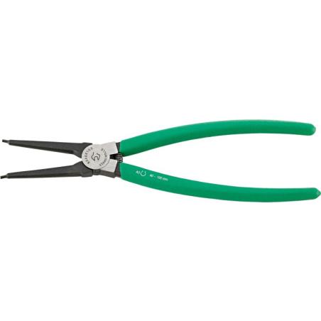 6545 6 100 - Szczypce do pierścieni osadczych zewnętrznych, proste, szczęki polerowane, 3 - 10 mm