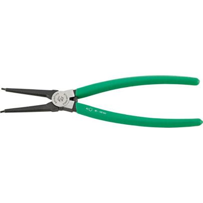 6545 6 100 - Szczypce do pierścieni osadczych zewnętrznych, proste, szczęki polerowane, 3 - 10 mm