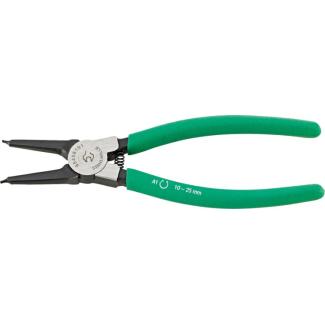 6545 6 101 - Szczypce do pierścieni osadczych zewnętrznych, proste, szczęki polerowane, 10 - 25 mm