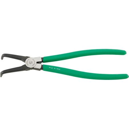 6546 6 141 - Szczypce do pierścieni osadczych zewnętrznych, odgięte 90°, szczęki polerowane, 85 - 140 mm