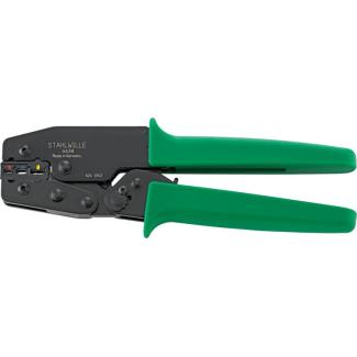 6638 - Szczypce do zaciskania konektorów, z dźwignią samoblokującą, zakres 0,5 - 6 mm², 66383220