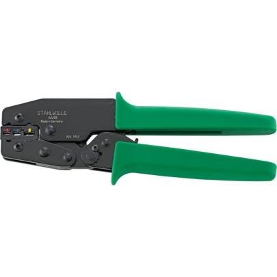 6638 - Szczypce do zaciskania konektorów, z dźwignią samoblokującą, zakres 0,5 - 6 mm², 66383220