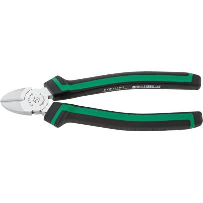 6720 1 180 - Szczypce tnące boczne, szczęki chromowane, 180 mm