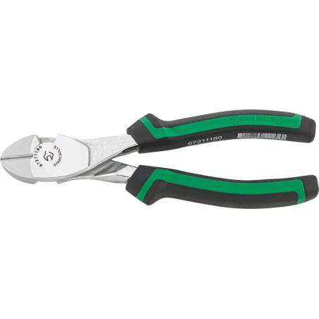 6721 1 160 - Szczypce tnące boczne, wzmocnione, szczęki chromowane, 160 mm