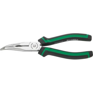 6731 1 200 - Szczypce półokrągłe, z ostrzem tnącym, odgięte 45°, szczęki chromowane, 200 mm