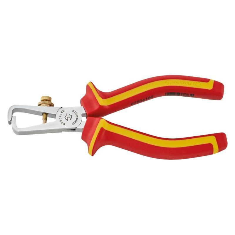 6780 4 160 VDE - Szczypce do zdejmowania izolacji izolowane VDE, szczęki chromowane, 160 mm