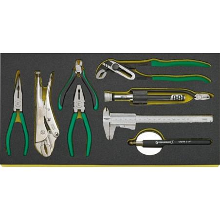 TCS 13214/1 WT/LM 3 - Moduł szczypiec do skrzyni 13217 (8 szt.), wkładka piankowa, 96831102