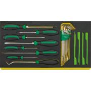 TCS 13214A/1 WT/LM 5 - Moduł wkrętaków i skrobaków + klucze trzpieniowe, do skrzyni 13217 (25 szt.), wkładka piankowa, 96831108