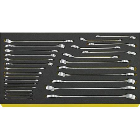 TCS 13214A/1 WT/LM 6 - Moduł kluczy oczkowo-płaskich i grzechotkowych do skrzyni 13217 (28 szt.), wkładka piankowa, 96831109