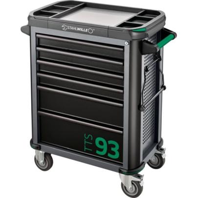 93/250QR - Zestaw 250 narzędzi, 10 modułów, w wózku narzędziowym 93/6 A, 98830180