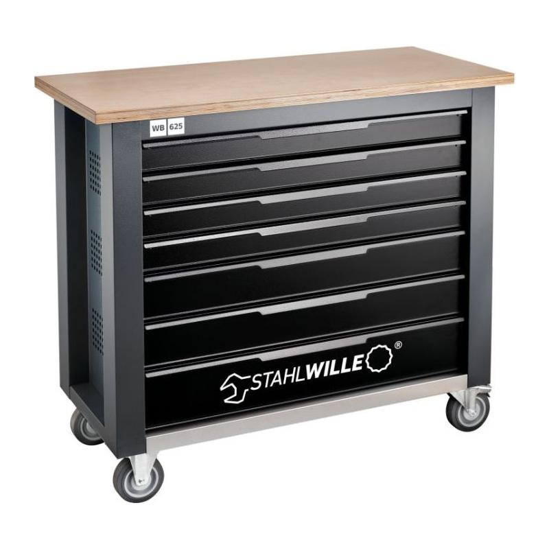 WB 625/267QR - Zestaw 267 narzędzi, 12 modułów, w stole warsztatowym WB 625, 98830181