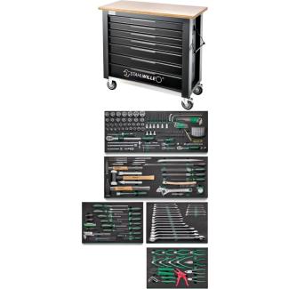 WB 625/238QR - Zestaw 238 narzędzi, 5 modułów, w stole warsztatowym WB 625, 98830205