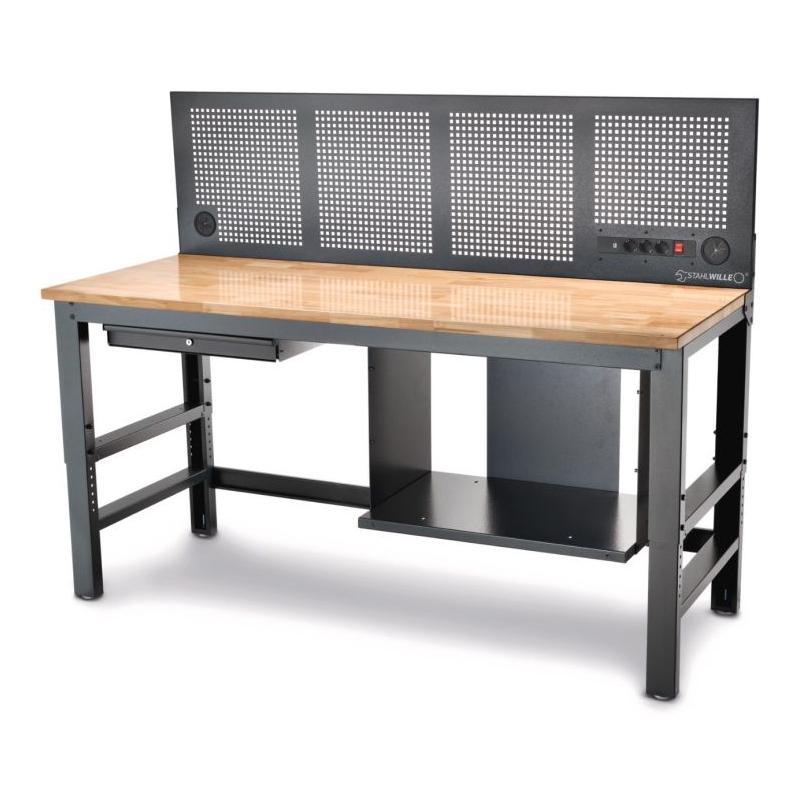 PR85010630 - WB 630 Workbench with wooden top 2m + drawer 93 TOP BOX